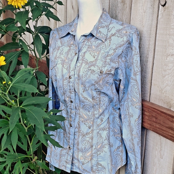 ROPER Western Snap Button-up- Size L (EUC) - Picture 5 of 11